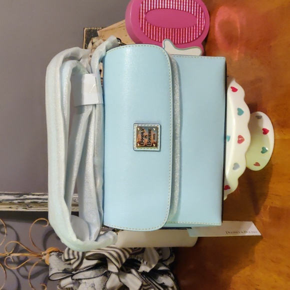 Dooney & Bourke Sky Blue Crossbody Bag - Picture 9 of 14